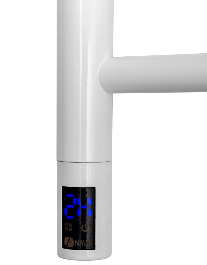 Полотенцесушитель электрический NAVIN Камелия Sensor таймер регулятор 480х600 правый 12-007033-4860 белый - 12-007033-4860