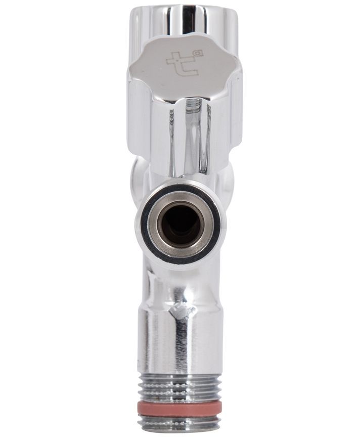 Кран двойной приборный вентельный угловой Thermo Alliance Forte 1/2"Нх1/2"Нх3/4"Н латунь TAF187W151520