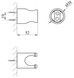 Держатель для душа Kroner Element 2840872923Z-5301 графит CV036166 - Element 2840872923Z-5301 - 2