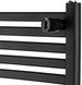 Рушникосушарка водяна QTAP Dias (BLA) P18 1000x500 HY чорна - QTDIASBLAP181000500HY - 7