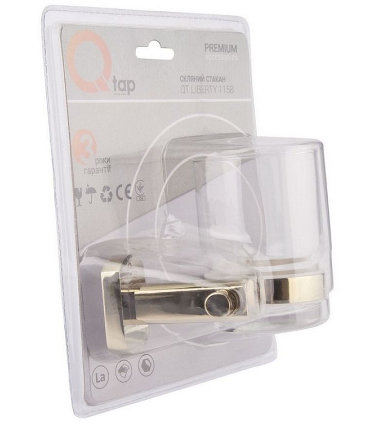 Стакан QTAP Liberty ORO 1158 золото