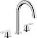 Змішувач для раковини на 3 отвори HANSGROHE Vernis Blend хром 71553000 з донним клапаном - 71553000 - 1