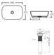 Раковина-чаша Qtap Aquarius 465x375x120 White з донним клапаном PU02 QT21112185WN47295 - QT21112185WN47295 - 2