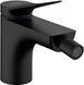 Смеситель для биде HANSGROHE Vivenis Matt Black 75200670 черный матовый с донным клапаном - 75200670 - 1