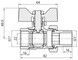 Кран шаровой с американкой Thermo Alliance Base прямой 1" ВН PN40 латунь SD221W25 - SD221W25 - 2
