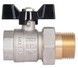 Кран шаровой с американкой Thermo Alliance Base прямой 1" ВН PN40 латунь SD221W25 - SD221W25 - 5