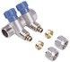 Коллектор SD PLUS 3/4" 2 выхода латунь SD230W2