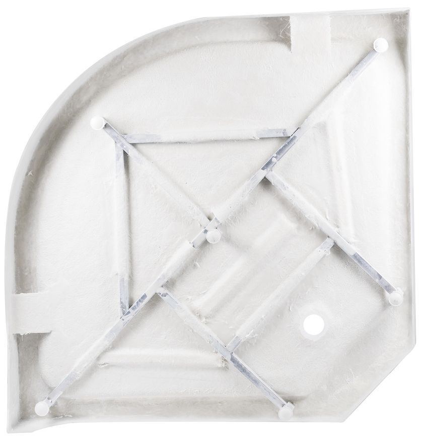 Душовий бокс LIDZ MAJĄTEK 100x100, низький, скло прозоре 5 мм + стінки WHI - LMSB100100BLALOWTR