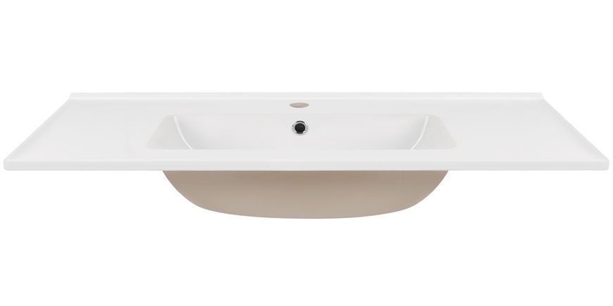 Раковина врізна QTAP Albatross E49 1000х490х200 White з донним клапаном QT01119100E49W - QT01119100E49W