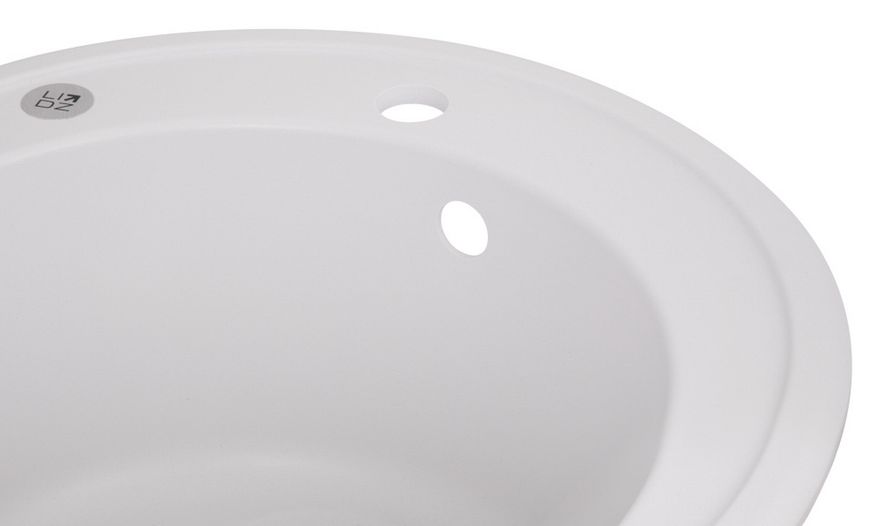 Кухонна мийка LIDZ D510/200 WHI-01 (LIDZWHI01D510200) - LIDZWHI01D510200