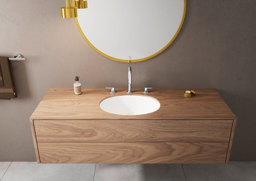 Змішувач для раковини на 3 отвори HANSGROHE Vernis Blend хром 71553000 з донним клапаном - 71553000