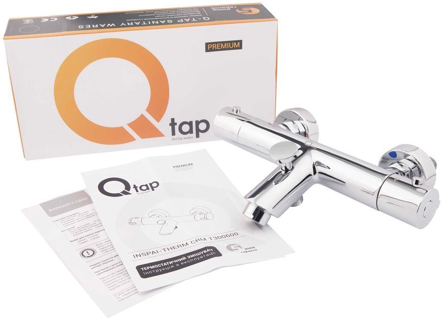 Змішувач для ванни QTAP Inspai-Therm CRM T300600 термостатичний - QTINSTHERMT300600