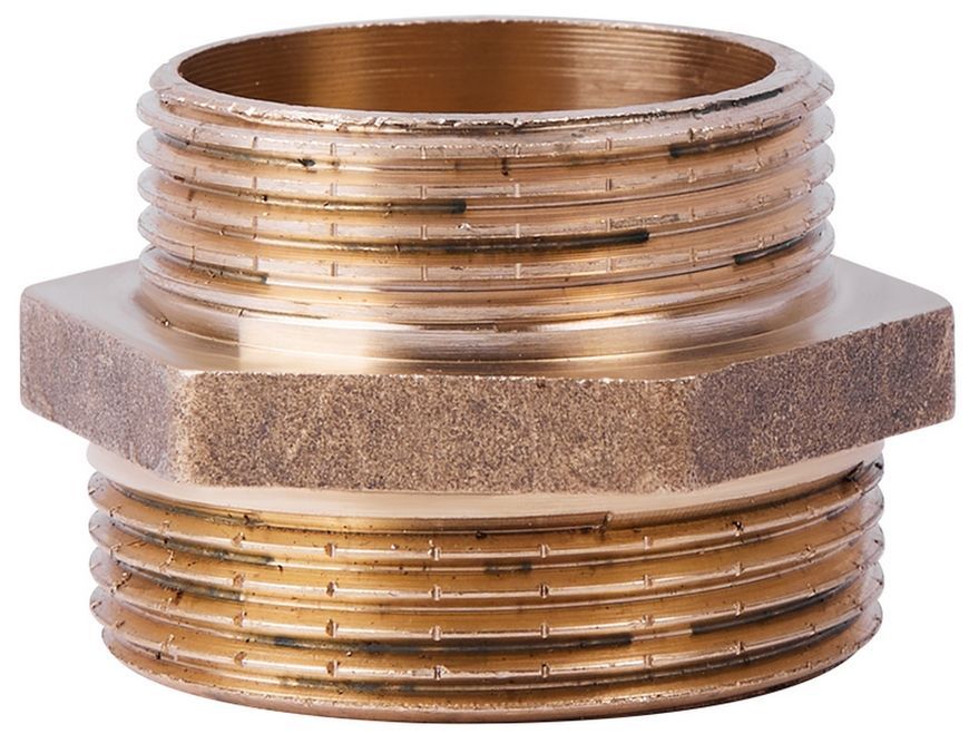 Ниппель латунный SD Plus 1 1/2"х1 1/4" редукционный SD4084032