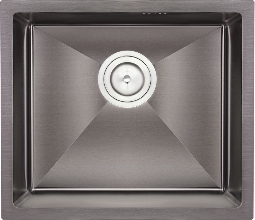 Кухонна мийка інтегрована QTAP D4843BL PVD 2,7/1,0 мм Black - QTD4843BLPVD2710