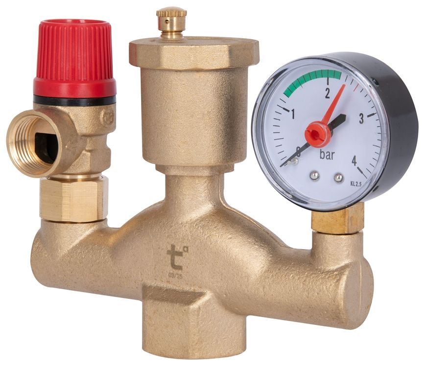 Група безпеки котла Thermo Alliance Standart 1" ВР латунь (у зборі) SD290  - SD290