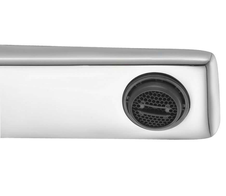 Змішувач латунний для раковини низький Lidz Orion 001F Chrome (k25) LDORI001FCRM48091 - LDORI001FCRM48091