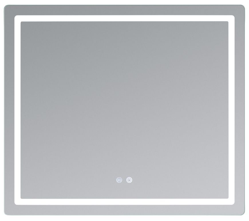 Зеркало настенное прямоугольное Qtap Mideya MI2 800х700 с LED-подсветкой Touch, антизапотеванием, диммером, рег. яркости QT2078NCF807048476