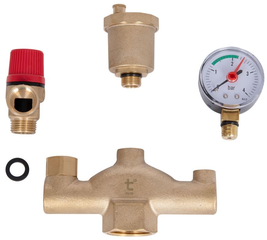 Група безпеки котла Thermo Alliance Standart 1" ВР латунь (у зборі) SD290  - SD290