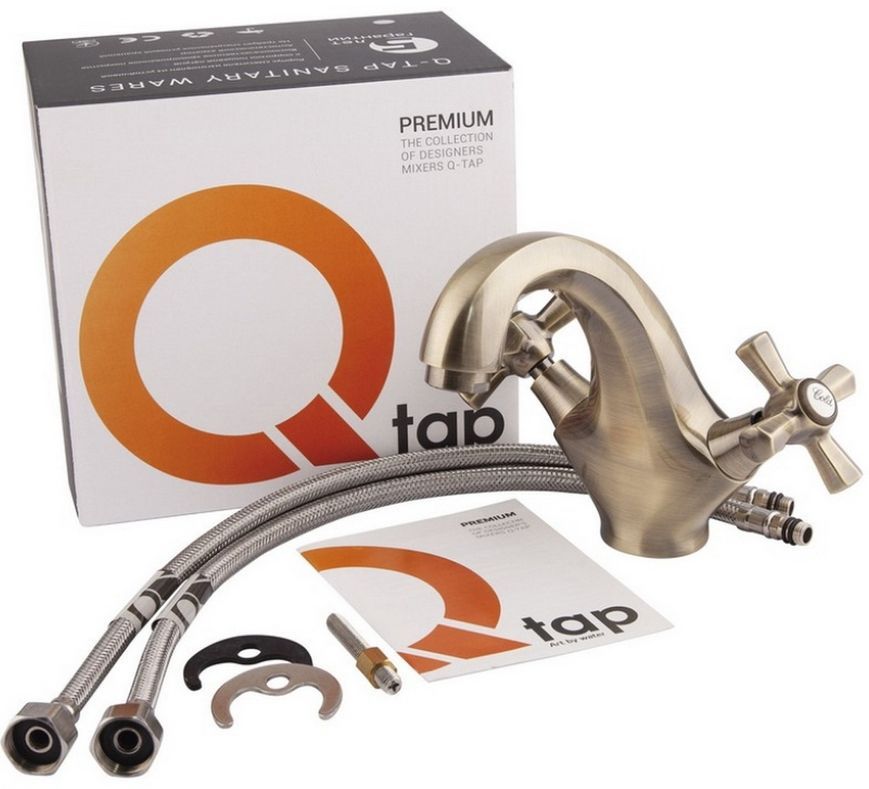 Смеситель для умывальника Q-TAP Liberty ANT 161 - QTLIBANT161