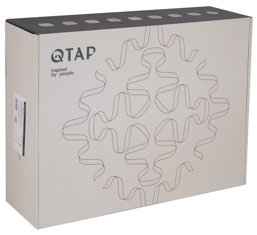 Душевая система скрытого монтажа Qtap Gemini с поворотным изливом QTGEM114CRM45702 хром - QTGEM114CRM45702