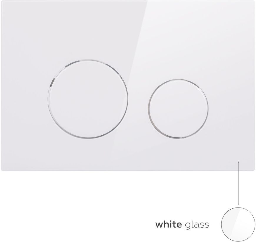 Панель смыва для унитаза QTAP Nest QT0111M11110W - QT0111M11110W