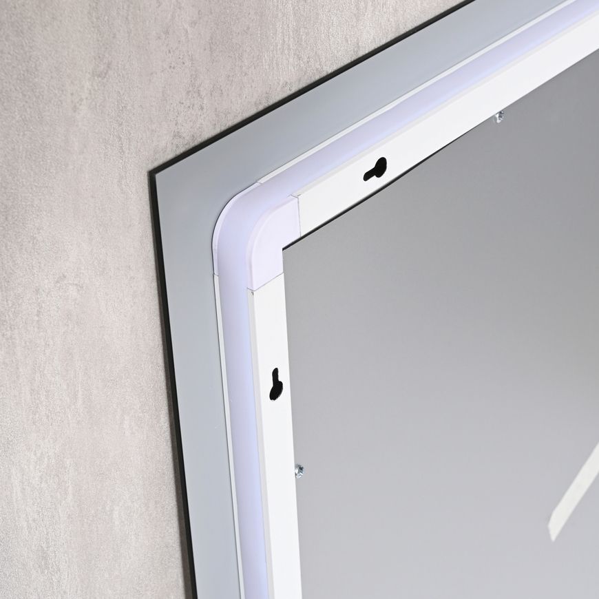 Зеркало настенное прямоугольное Qtap Taurus TA1 1200&times;800 с LED-подсветкой Touch, антизапотеванием, диммером, рег. яркости QTTAU120080048958