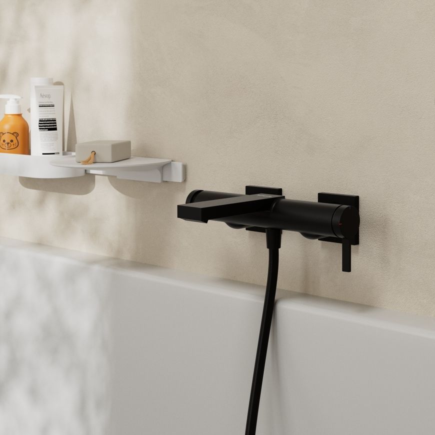 Змішувач для ванни HANSGROHE Tecturis E Matt Black 73420670 чорний матовий - 73420670
