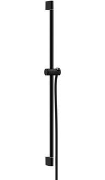 Душова штанга HANSGROHE Unica Pulsify S 90 см з повзунком і душовим шлангом Isiflex 160 см Matt Black 24401670 чорна матова - 24401670