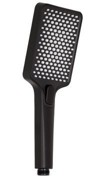 Лійка для ручного душу Qtap Rucni 140x95 мм Black Matt QTRUC125BLM45959 - QTRUC125BLM45959