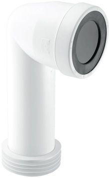 Каналізаційне підключення (коліно) McALPINE 280 мм 90&deg; 97-107/110 мм WC-CON8E