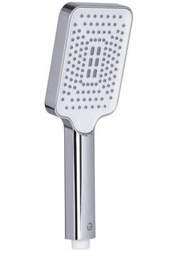 Лійка для ручного душу Qtap Rucni 245x95 мм прямокутна Chrome/White QTRUC125CRM45779 - QTRUC125CRM45779