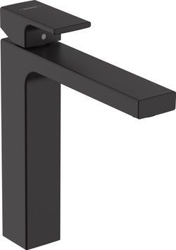 Змішувач для раковини HANSGROHE Vernis Shape 190 чорний матовий 71562670 з донним клапаном - 71562670