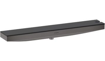 Шлангове підключення HANSGROHE Porter 500 Rainfinity з тримачем для душу (справа) та полицею Brushed Black Chrome 26858340 чорний хром - 26858340
