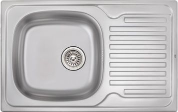 Кухонна мийка QTAP 7850 Micro Decor 0,8 мм (185) - QT7850MICDEC08