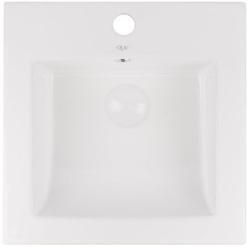 Раковина QTAP Stork 415x415x175 White з донним клапаном QT15116037W - QT15116037W