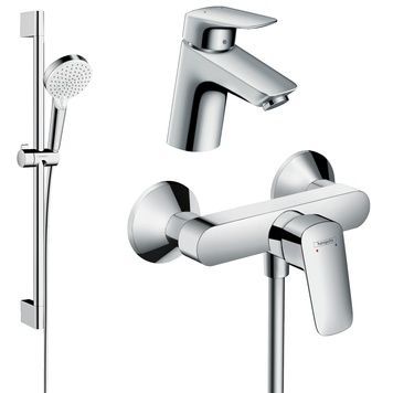 Набор смесителей HANSGROHE EcoSmart 3 в 1 (71078000+71600000+26534400) 20200006