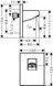 Кронштейн для верхнего душа HANSGROHE Pulsify 105 Matt Black 24139670 черный матовый - 24139670 - 2