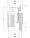 Муфта PPR THERMO ALLIANCE с накидной гайкой 20х1/2" - DSI301 - 2