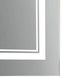 Дзеркало Qtap Cardinal 500х700 прямокутне з LED-підсвічуванням Touch, з антизапотіванням, з димером, рег. темп. кольору (3000-6500K) QT0478C5070