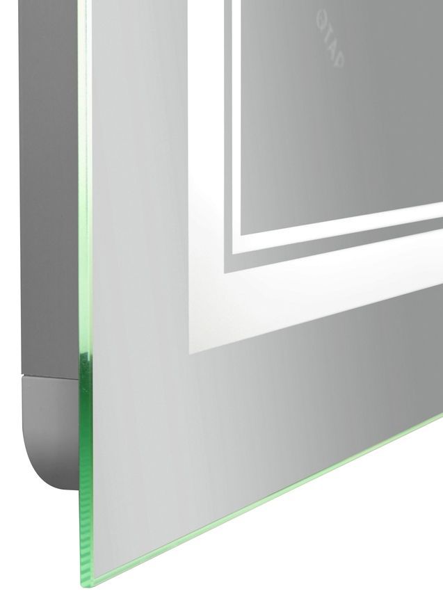 Дзеркало Qtap Cardinal 500х700 прямокутне з LED-підсвічуванням Touch, з антизапотіванням, з димером, рег. темп. кольору (3000-6500K) QT0478C5070