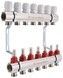 Колектор з витратомірами Thermo Alliance Standart 1" 7 виходів 3/4" SD235W7 латунь - SD235W7 - 1