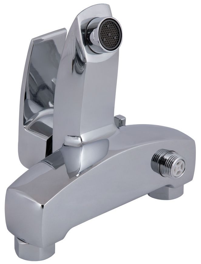 Змішувач для ванни Qtap Swan Eco з душовим гарнітуром Chrome QTSWA259CRM45534 - QTSWA259CRM45534