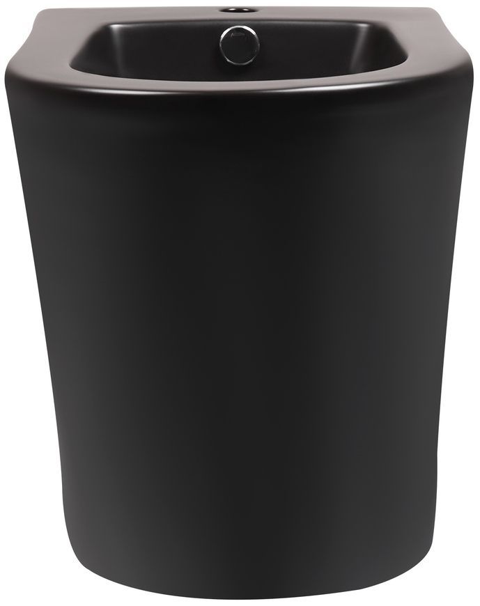 Биде напольное QTAP Scorpio 530x360x395 Matt black QT14441003CMB - QT14441003CMB