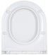 Сидіння для унітаза Qtap (Robin, Aries) White, з мікроліфтом, Slim Duroplast, Quick Release Slim QT99HY2411W - QT99HY2411W - 4