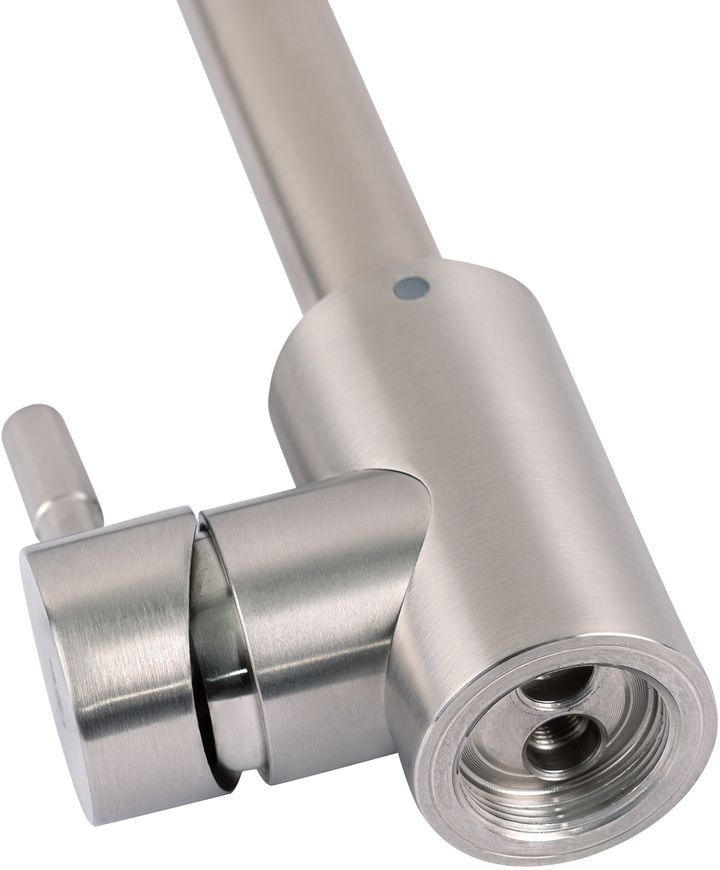 Набор QTAP D6045 SET 4 в 1:  кухонная мойка Satin, смеситель, сушилка, диспенсер - QTD6045SET