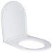Сидіння для унітаза Qtap (Robin, Aries) White, з мікроліфтом, Slim Duroplast, Quick Release Slim QT99HY2411W - QT99HY2411W - 3