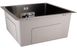 Кухонна мийка LIDZ Handmade H4745B PVD Brush Black 3,0/0,8 LDH4745BPVD43618 чорна - LDH4745BPVD43618 - 3