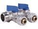 Коллектор SD PLUS 3/4" 2 выхода латунь SD231W2