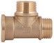 Тройник латунный SD Plus 1/2"ВРх1/2"НРх1/2"НР равнопроходной SD41415
