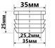 Редукция канализационная McALPINE 32х25 мм белая FLEXCONN-3225-WH